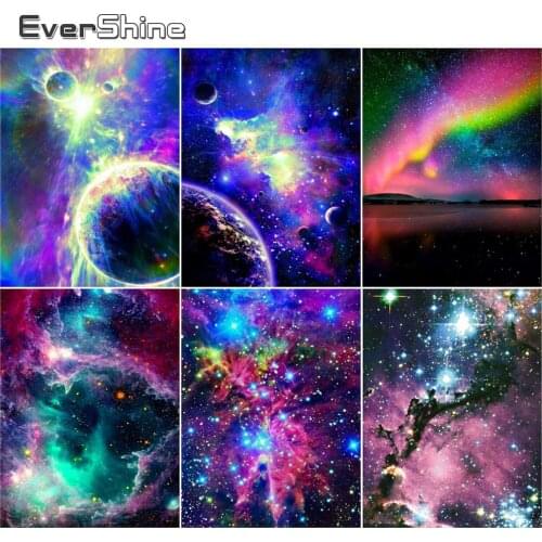 EverShine Diamond Embroidery Landscape Diamond Painting Aurora 5D DIY Rhinestones Cross Stitch Art New Arrival Handmade Hobby
