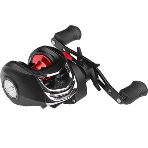 2021 Baitcasting Reel Metal Spool 8kg Max Drag Fishing Reel 7.2:1 High Speed Gear Ratio Saltwater Freshwater Fishing Wheel Coil