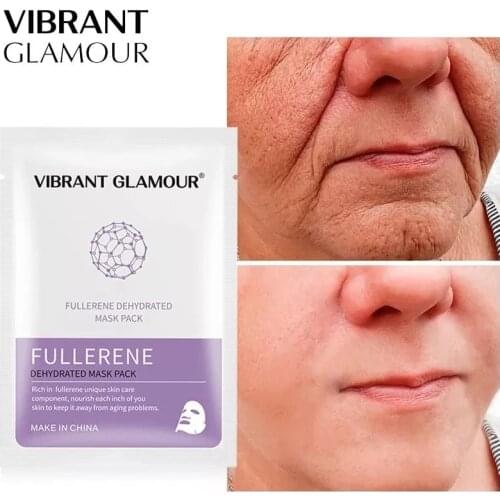 Fullerene Oligopeptide Lyophilized Powder Face Mask Whitening Dilute Acne Marks Moisturizing Skin Reparing Face Mask Skin Care