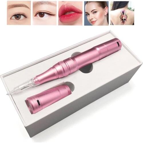 Wireless Permanent Makeup Machine PMU Eyebrow Tattoo Machine Pen Digital For Microblading Eyeliner Lip Tattoos Cartridge Needles