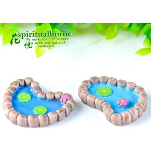 2pcs Micro Landscape Staircase Simulation Pool Lotus Pool Meat Accessories Material Zakka Staircase Accessories Fairy Garden