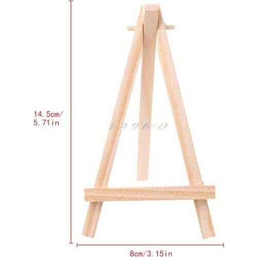 Mini Wooden Tripod Easel Display Painting Stand Card Canvas Holder Wedding Party