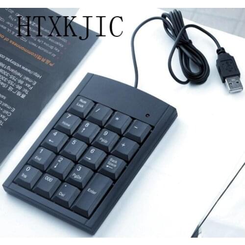 Mini USB Numeric Keyboard 18-keys Num Pad Wired Number Keypad Digital Teclado Klavye for Desktop Laptop Notebook PC