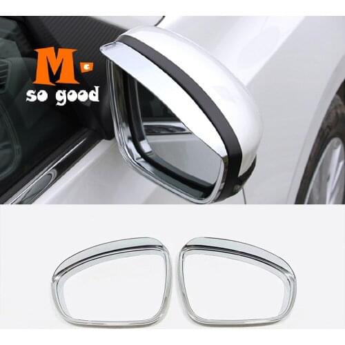 Rain Eyebrow Cover Trim Sticker Shell Accessories ABS Chrome/ Carbon Fibre for Nissan Sentra 2020 Car Side Door Rearview Mirror