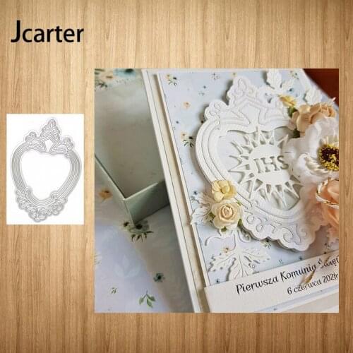 New Arrival Metal Cutting Dies Mirror Lamp Heart Frame Craft Handmade Knife Mould Blade Punch Stencils Dies Cut Scrapbook Model