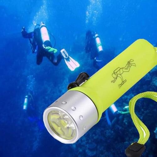 New Mini L2 Waterproof Diving Torch/Flashlight Light Portable Underwater LED Diving Torch EDC Torch