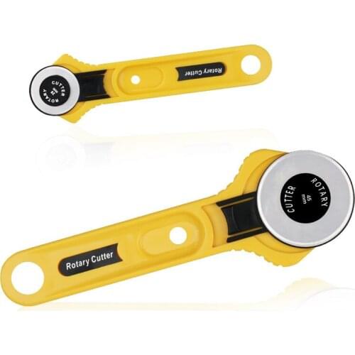 28/45mm Circular Rotary Cutter Knife Safety Blade Patchwork Piecing Sewing Quilting Fabric Cutting Leathercraft Tool