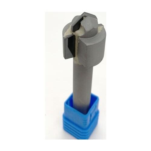 PCD step drill bit used for drilling floor step hole of metal cermet and stone