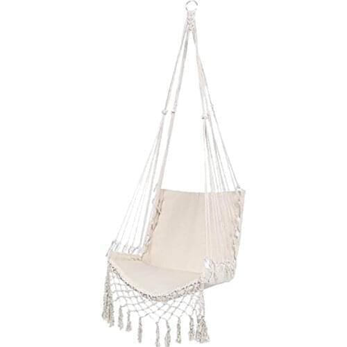 Nordic Style Hammock Hanging Hammock Chair Swing Rope Outdoor Indoor Hanging Chair Garden Seat