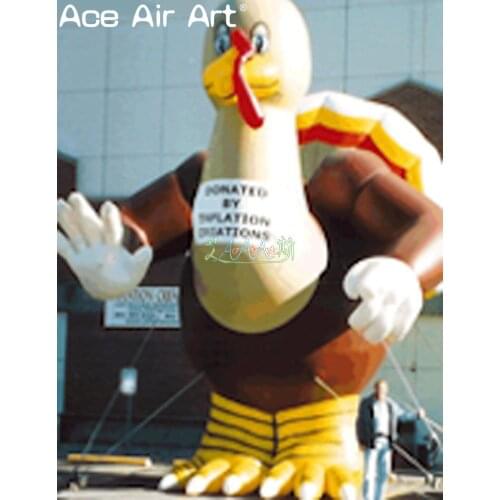 Portable and grand oxford fabric giant thanksgiving inflatable turkey