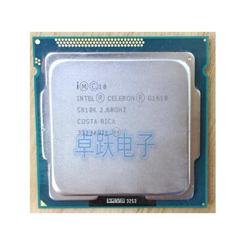 Intel Celeron Processor G1610 g1610 2M Cache, 2.60 GHz Dual-Core CPU LGA 1155 properly Desktop Processor