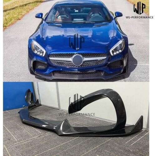 AMG GT R Style High Quality Carbon Fiber Front Bumper Splitter Lip Car Styling For Mercedes-Benz AMG GT GTS R Style Car Body Kit