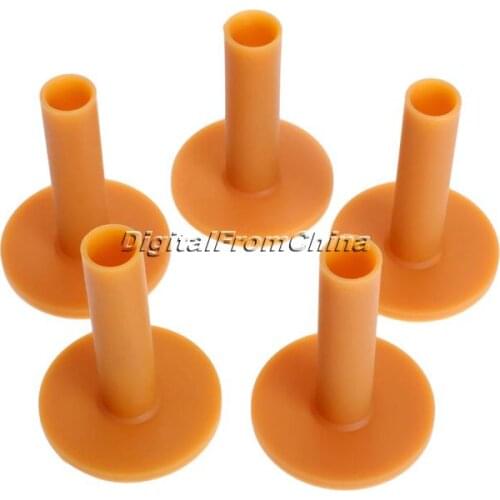 5 Pcs Rubber 70mm Golf Tees Sports Ball Tees Home Winter Driviing Ranges Holder Durable Golf Mat Training Practice Accessories