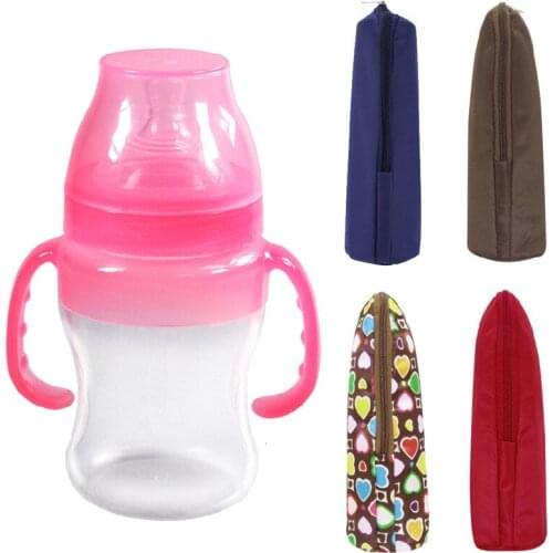1PC Baby Water Milk Warmers Bottle Holder Bags Portable Baby Feeding Bottle Insulation Bag Stroller Bottle Hanging Bag