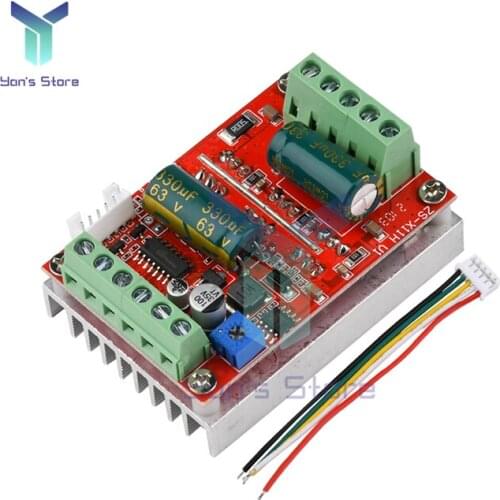 DC 6-60V 400W BLDC Three Phase DC Brushless Motor Controller PWM Hall Motor Controller Control Driver Board 12V 24V 48V Newest