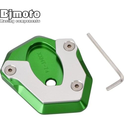 BJMOTO Z 900 Motocross Side Stand Enlarger For Kawasaki Z900 2017-2020 Motorcycle Kickstand Extension Support Pad