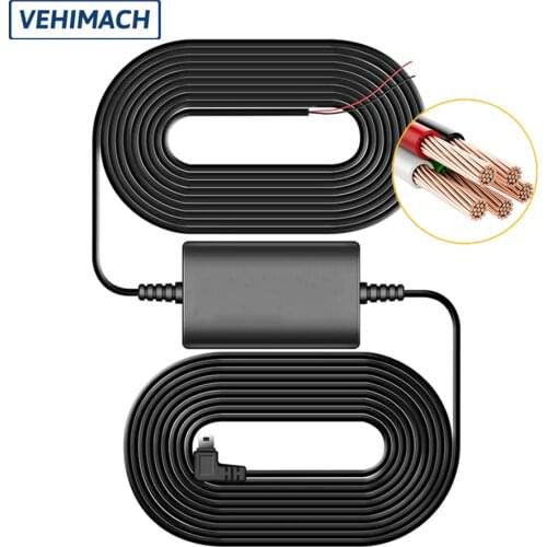 Car Dash Cam Hardwire Kit 12/24V To 5V Mini Micro USB Charger Cable 3.2m Hard Wire For Auto DVR Dashcam Mirror Camera Recorder