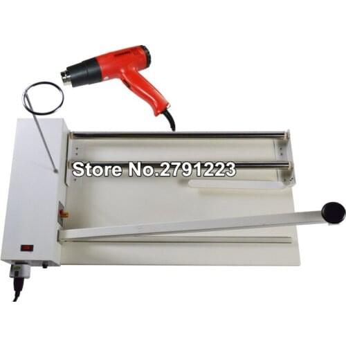 High quality metal 110V/220V 600mm / 24'' Shrink Wrap Machine & Heat Gun Set