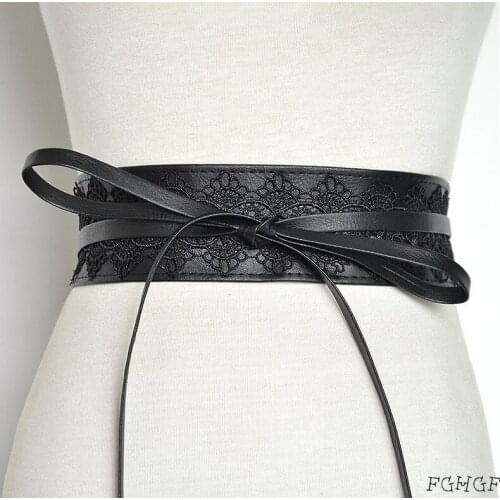5 Colors Elastic Lace Black Belts for Women Luxury Brand Designer Belts for Costumes Jeans Belt Female Wedding Dress Waistband