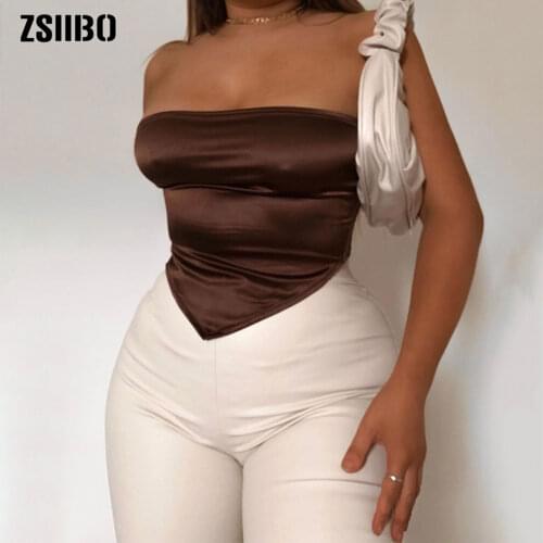 Strapless Scarf Crop Tops for Women Fashion Sleeveless Backless Club Party Sexy Wrap Mini Tube Top Cropped Solid