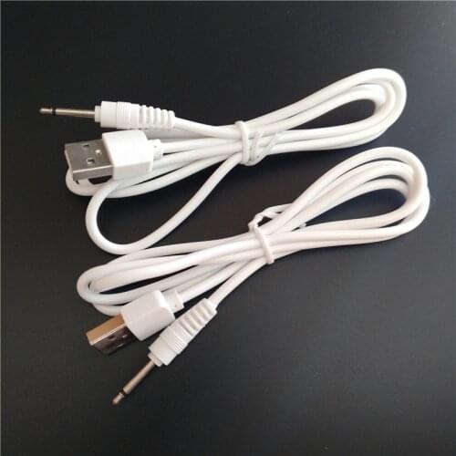 1m 2.5 USB USB2.5 Mono audio line USB 2.0 to DC 2.5mm elbow 2A charging line USB Jack Plug Aux DC2.5mm Audio cable