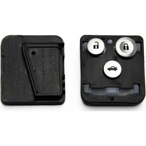 3 Buttons For Honda C-RV Accord Key Accessories Rubber Button Key Pad Replacement