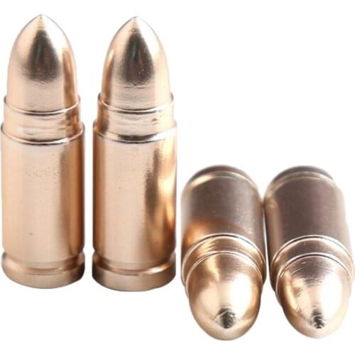 4PCS Car Motorcycles Bicycle Aluminum Tire Valve Stem Caps Champagne