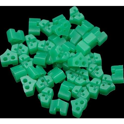 40Pcs/Bag Dental Matrix Sectional Contoured Metal Matrices Wedges Silicone Add On Wedges Rubber Delta Ring Tine Dental Material