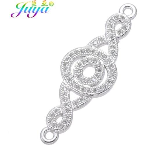 Juya DIY Bracelets Earrings Connectors Supplies Hand made Decoration Jewelry Accessories For Women Men Fashion Jewelry Making