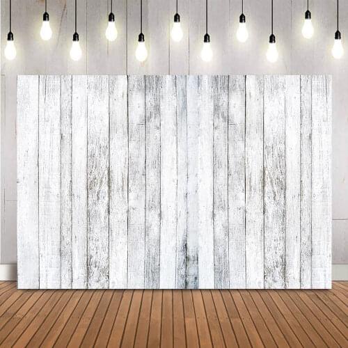White Wood Backdrop for Photography Pet and Product Photography Props Wooden Texture Photo Background Photocall Newborn Kids