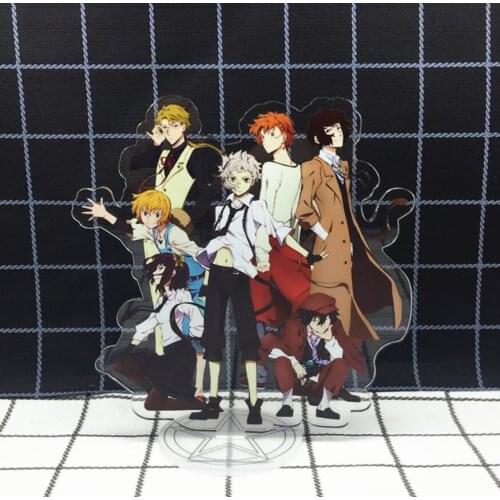 Bungou Stray Dogs Atsushi Nakajima Dazai Chuya Ryunosuke Acrylic Stand Figure Desktop Decoration Collection Model Toy Doll Gifts