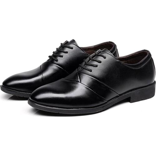 Black Dress Wedding Shoes Men Formal Italian Patent Leather Shoes for Men Coiffeur Elegant Shoes Men Classic Zapatos Hombre Bona