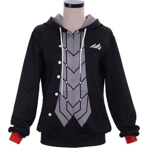 Cosplaydiy Game Persona 5 Akira Kurusu Joker Cosplay Costume Sweatshirt Adult P5 Akira Kurusu Hoodies Zipper Jacket Coat L320