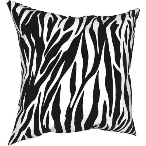 Beautiful Zebra Skin Animal Pillowcase Printed Polyester Cushion Cover Decorative Throw Pillow Case Cover Home Dropshipping 18