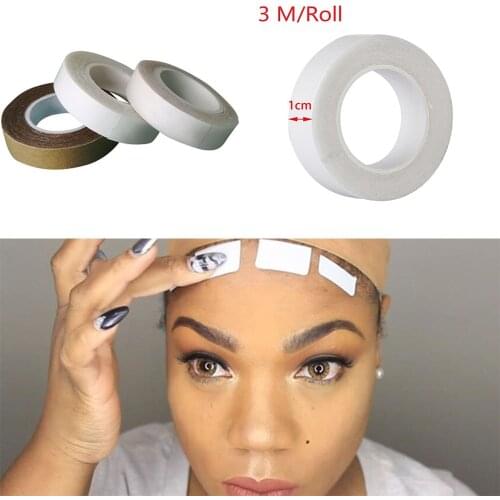 3.0 Metre/ Roll Lace Wig Glue Double Side Glue Tape Sticky adhesives Tape for Hair Extension Tape Skin Weft Hair Extensions Tool