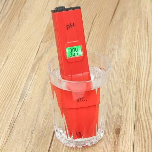 JIGUOOR High Accuracy Pocket Digital Tester Meter Pen LCD PH Monitor For Drink Food Lab Aquarium Pool Water Measuring Tool