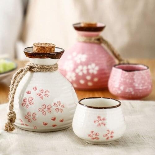 Ceramic Shot Glass Cup Beer Mug Wine Glass Mug Whisky Vodka Liquor Sake Cup Wine Bottle Decanter Bar Home Japanese Style