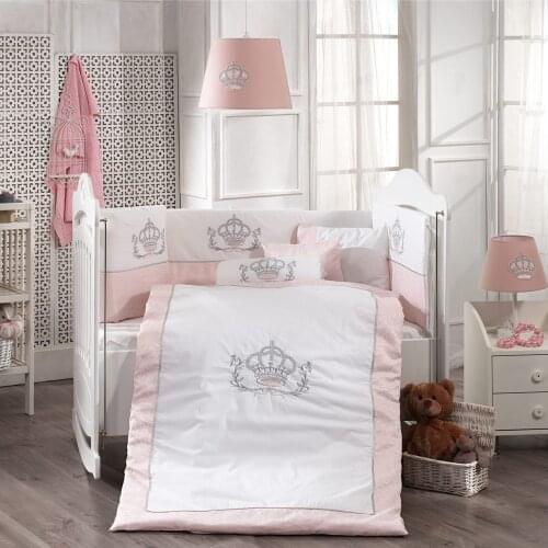 8 pcs Baby Duvet Cover Set, Baby Pillow, Pillowcase, Bed Sheet, Duvet Cover, Bed Cover, Baby Quit Bedding Set For Boys And Girls