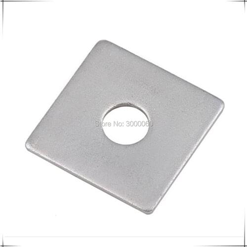 M16x40mmx3mm Galvanized Steel Square Flat Plain Washer 20pcs/lot