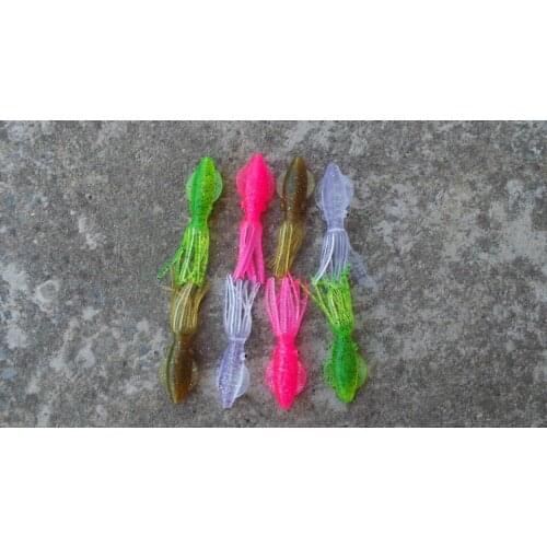 MR OCTOPUS 30pcs 7.5cm , fishing lure.soft lure , octopus lure, squid jigs