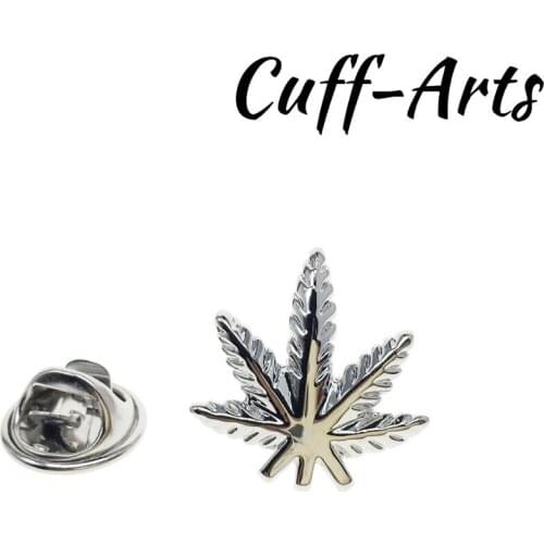 Brooch Lapel Pin For Men Pins and Brooches Leaf Lapel Pin Badge Jewelry Broche PIN de la solapa By Cuffarts P10216