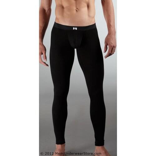 Men Cotton Long Johns Mens Bodysuit Warm Pants Male Girdle Loungewear Man Compression pants