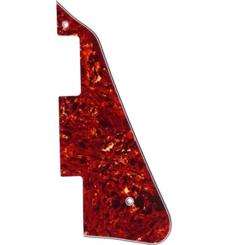 Musiclily Electric Guitar Pickguard for Gibson Les Paul Modern Style, 4Ply Vintage Tortoise