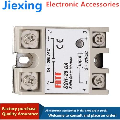 Single phase solid state relay SSR-25DA (25A) solid state relay (DC control AC) SSR-25DA