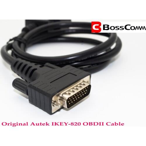 Main 26 Pins-OBD2 Cable Connect Autek IKEY820 and others Auto Key Programmer to Car OBDⅡ Port Original Cable