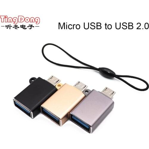 OTG Cable Micro USB Male to USB 2.0 Female OTG Adapter Converter for Samsung S7 Note 5 Tab 3 Tablet