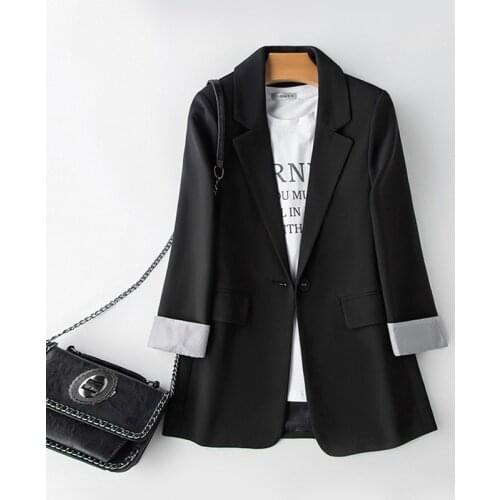 Spring Women Oversized Blazer Coat Long Sleeve White Blazer Women Vintage Suit Casaco Feminino Elegant Woman Blazers Outerwear