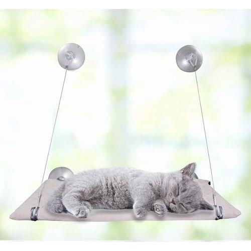 Cat Window Perch Hammock Seat Bed Pet Hanging Chair Seat Bed Heavy Duty Mounted Suction Cups Resting Bed Holds up to 50 lbs