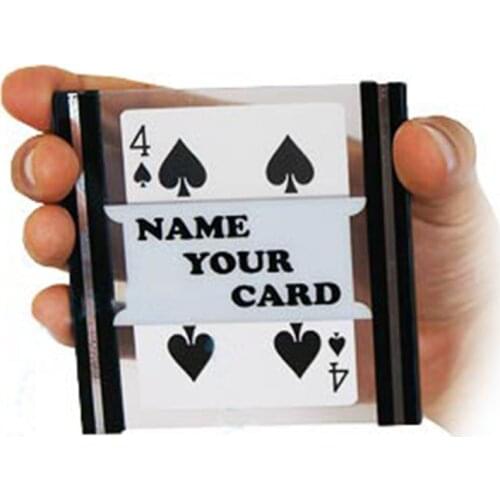 Crystal Frame - Super Card Magic Tricks Selected Card Appearing in Frame Magie Close Up Illusion Gimmick Props Comedy