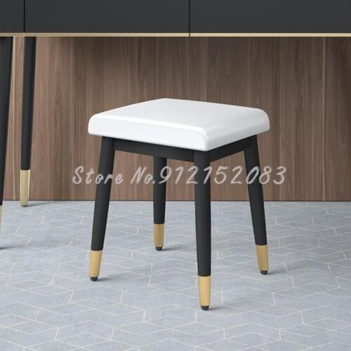 Nordic light luxury makeup stool modern minimalist home bedroom makeup chair dressing stool net red ins dressing table stool